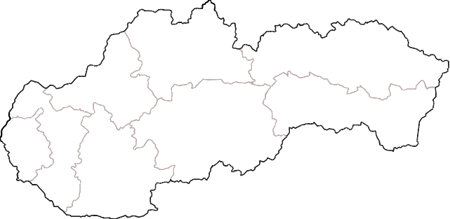 mapa slovenska